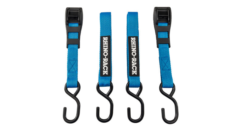 Rhino-Rack RTDH3 Tie Down Strap w/Hook - 3m/118in - Pair