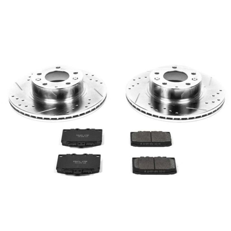 PowerStop K4833 fits Mazda 93-95 RX-7 Front Z23 Evolution Sport Brake Kit