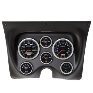 AutoMeter 7020-CB Autometer Cobalt 67-68 fits Camaro/fits Firebird Dash Kit 6pc Tach / MPH / Fuel / Oil / WTMP / Volt