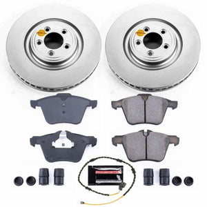 PowerStop CRK8035 2018 fits Jaguar XJ Front Z23 Evolution Sport Coated Brake Kit