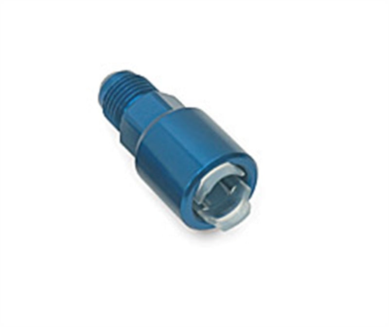 Russell 640850 Performance -6 AN male to 3/8in SAE quick-disconnect female (Blue Single)