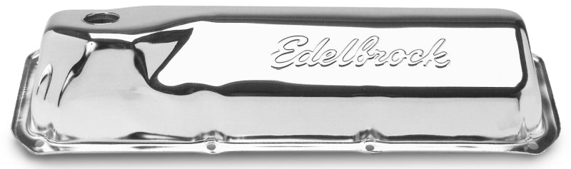 Edelbrock 4461 Valve Cover Signature Series fits Ford 351M-400-351C CI V8 Chrome