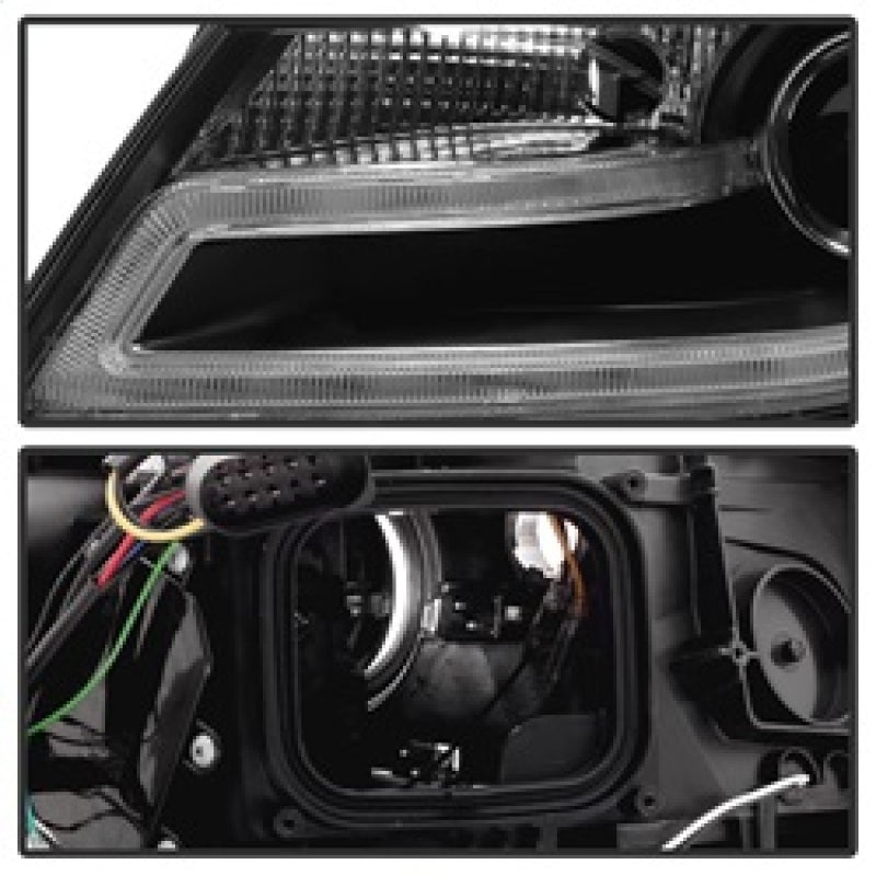 Spyder 5081544 fits Audi 09-12 A4 Projector Headlights Halogen Model Only - DRL