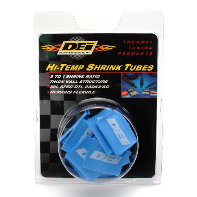 DEI  10831 Hi-Temp Shrink Tube 12mm x 1.5in - Blue