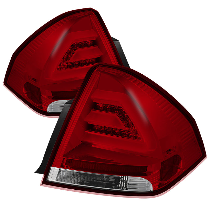 Spyder 5076403 fits Chevy 06-20 Impala 2013 LED Tail Lights Red Clear ALT-YD-CH