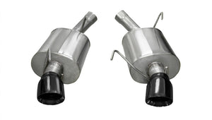CORSA Performance 14311BLK Corsa 2005-2010 fits Ford Mustang Shelby GT500 5.4L V8 Black Sport Axle-Back Exhaust