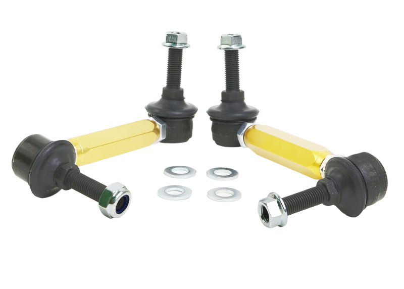 Whiteline KLC140-135 Universal Sway Bar End Link Kit - 130-155mm Heavy Duty Adjustable - 10mm Ball Studs