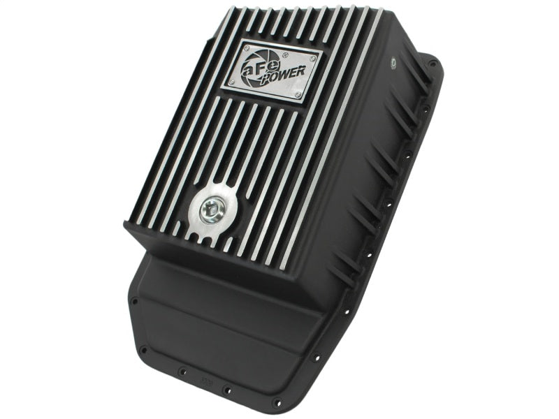 AFE 46-70172 Transmission Pan Black Machined 09-14 fits Ford 6R80 F-150 Trucks