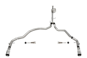 CORSA Performance 21146 Corsa 2021-2025 fits Ford F-150 Regular Cab/ 8in Bed 5.0L V8 Xtreme Cat-Back Dual Rear Exit-Polished