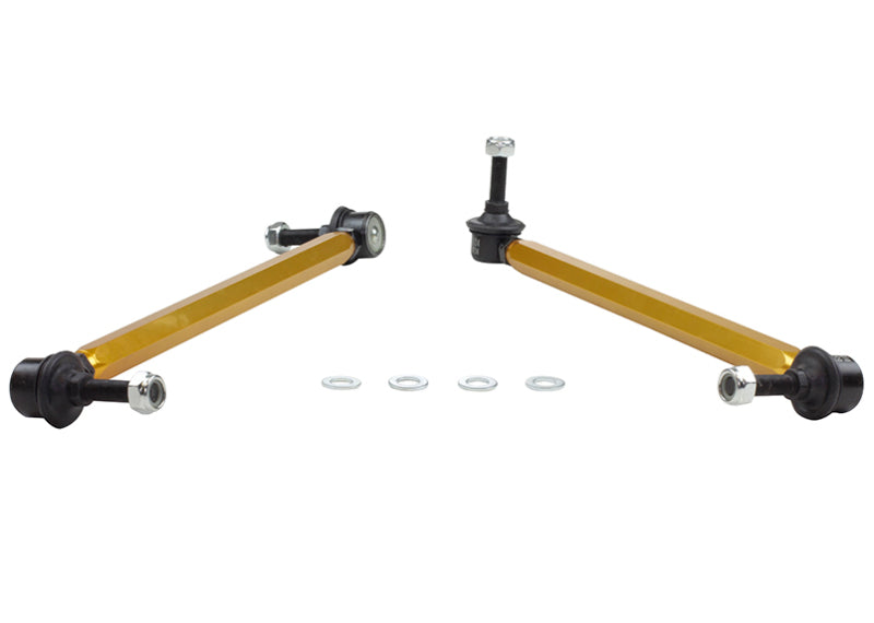 Whiteline KLC151 06/05+ fits Ford Focus LS / 05/09+ Mazda 3 BK Front Swaybar Link Kit H/Duty Adj Steel Ball