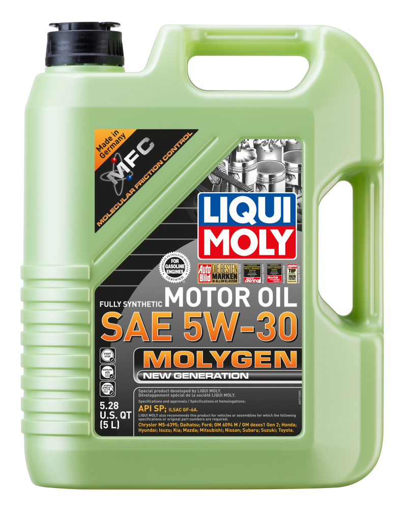 LIQUI MOLY 20228 5L Molygen New Generation Motor Oil SAE 5W30