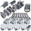 Eagle 13304040 fits Chevy 350 3.750in Crank 5.700in I-Beam Rods -18cc 4.040in Pistons Rotating Assembly
