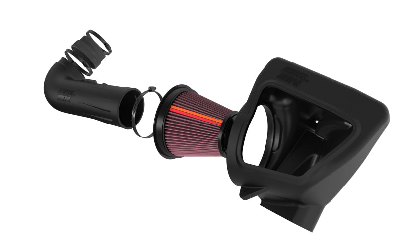 K&N Engineering 50-3092 K&N 16-24 fits Chevy Camaro SS V8-6.2L F Performance Air Intake System