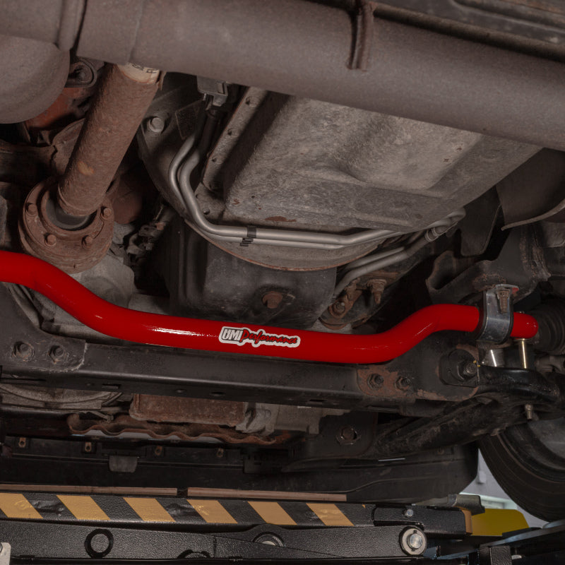 UMI Performance 6579-R 15-20 fits Ford F-150 1 1/2in Solid Front Sway Bar - Red