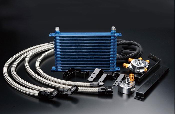 GReddy 12024413 89-94 fits Nissan Skyline GT-R (BNR32) 13 Row Oil Cooler Kit w/