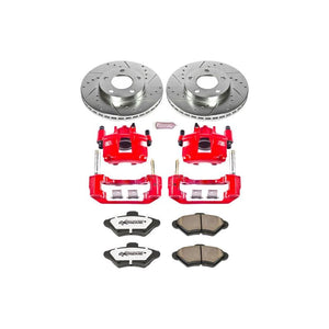 PowerStop KC1299 fits Ford Mustang Front Z26 Street Warrior Brake Kit w/Calipers
