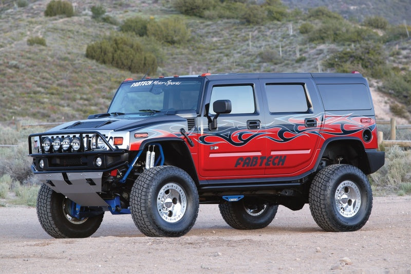 Fabtech K5000 fits Hummer 03-08 H2 Suv/Sut 4WD w/Rr Coil Springs 6in Perf Sys w/Perf Shks
