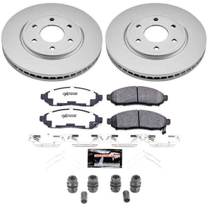 Power Stop 16-19 Nissan Frontier Front Z36 Coated Truck & Tow Brake Kit