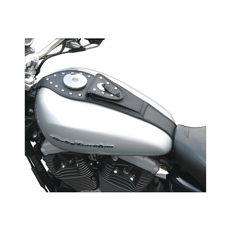 Mustang 93323 Harley Sportster Tank Bib w/Studs - Black