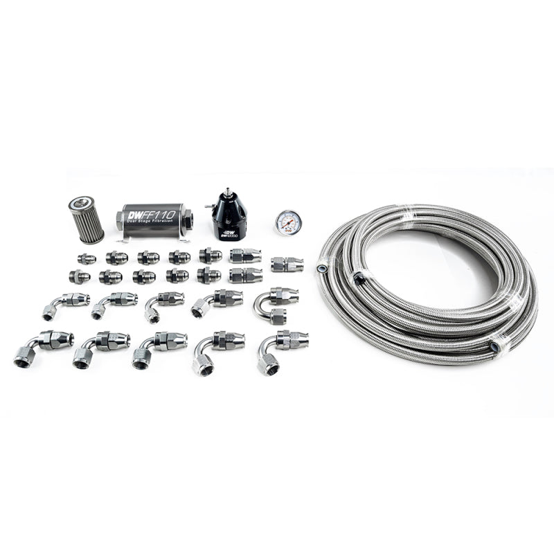 DeatschWerks 6-606 fits Ford 11-19 Mustang X2 Series -10AN PTFE Plumbing Kit