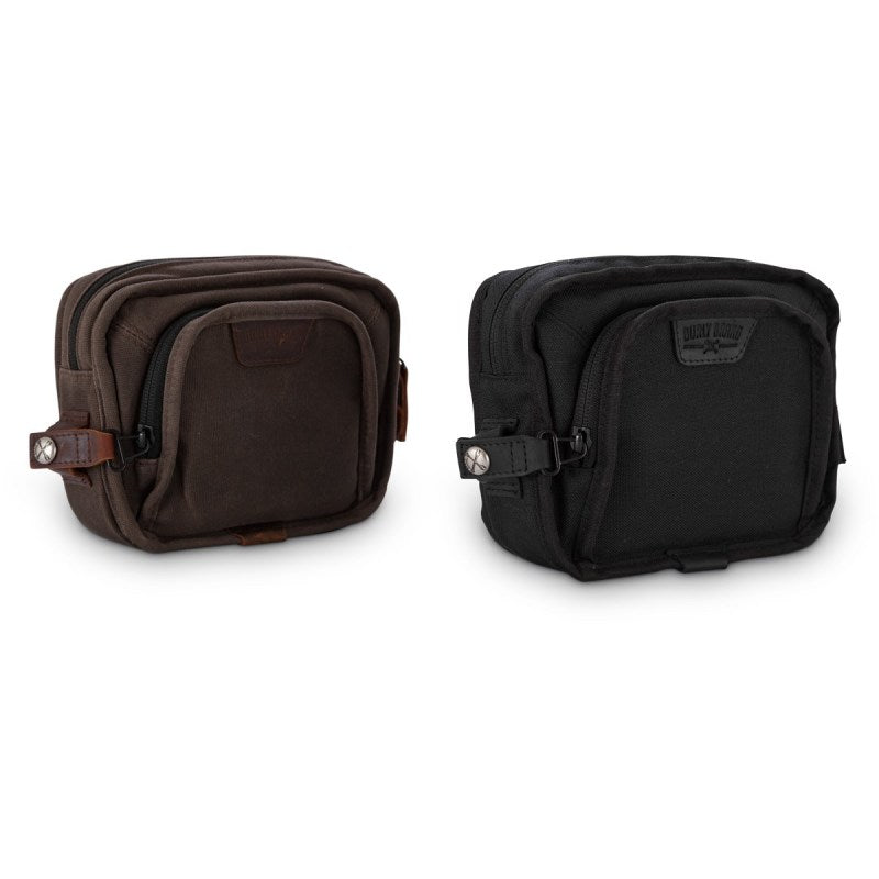 Burly B15-1012B Brand Handlebar Bag - Black