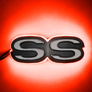ORACLE Lighting 3095-003 Oracle fits Chevrolet Camaro SS Illuminated Emblem - Red