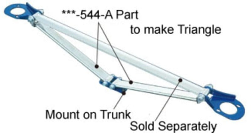 Cusco 195 544 A Strut Bar OS-T Rear SXE10 IS300