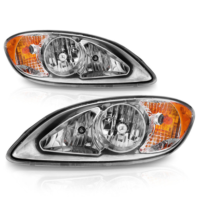 ANZO 131033 2016 fits International 08-20 Prostar Crystal Headlights Chrome Housing