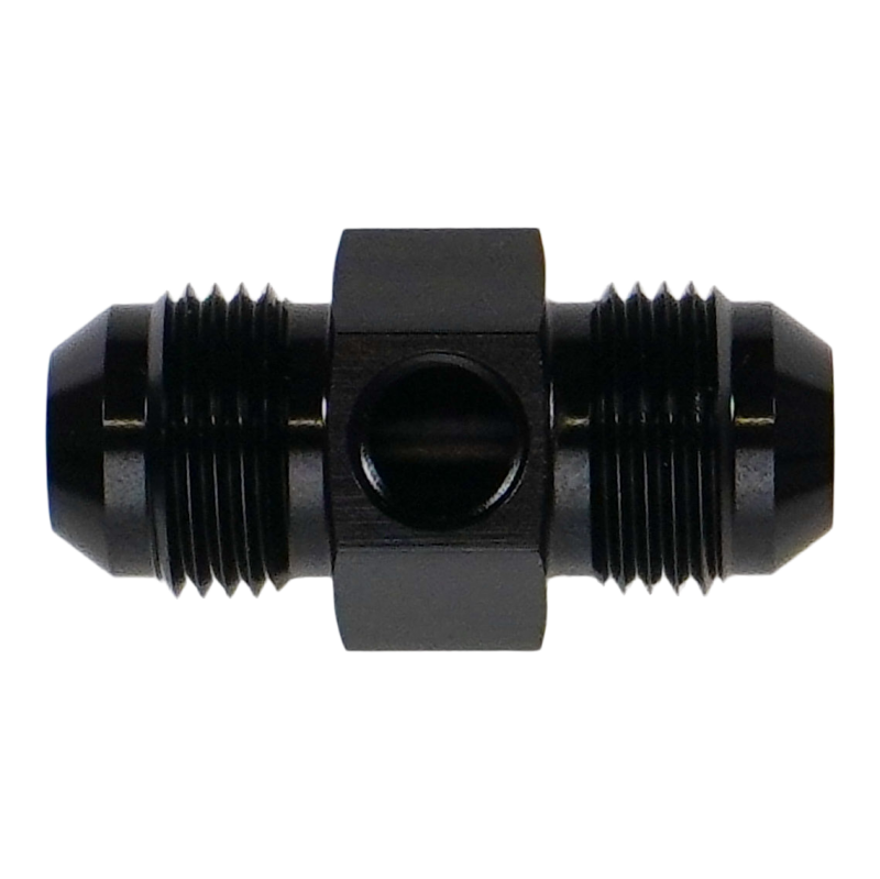 DeatschWerks 6-02-0771-B 8AN Male Flare Gauge Adapter with 1/8in Gauge Port