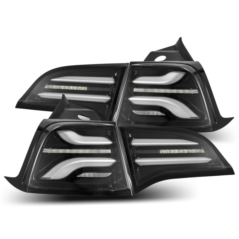 AlphaRex 601030 20-22 fits Tesla Model Y PRO-Series LED Tail Lights Jet Black