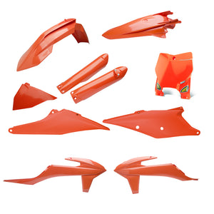 Cycra 1CYC-9326-22 fits KTM 125-450 SX/XC/SX-F/XC-F Powerflow Body Kit - Orange