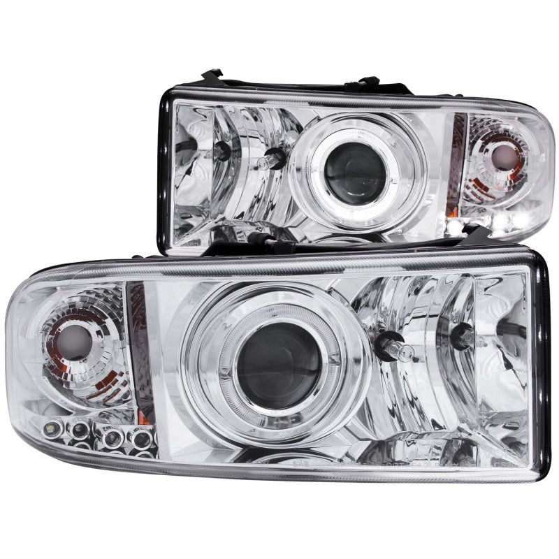 ANZO 111195 1901 fits Dodge 94-20 Ram Projector Headlights w/ Halo Chrome