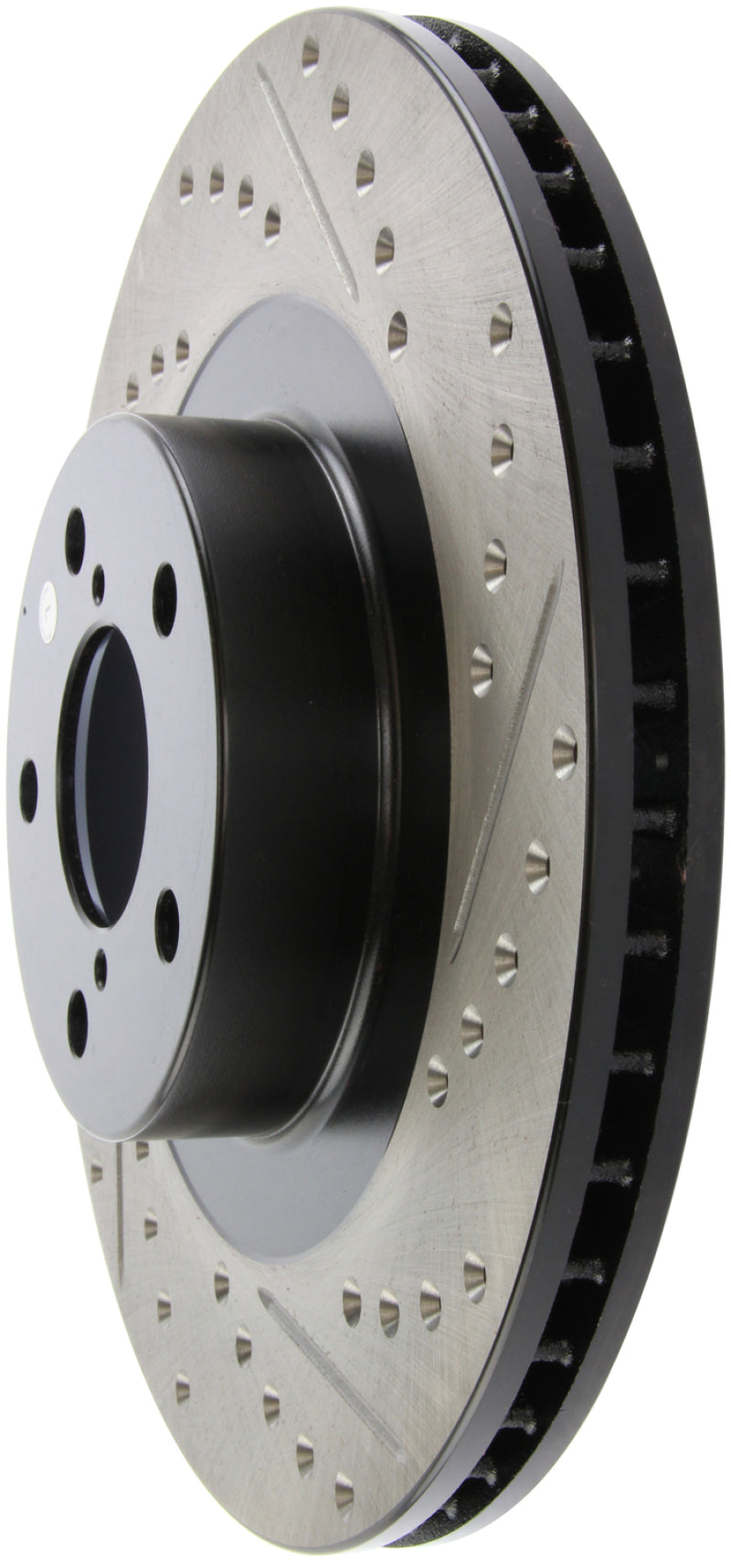 Stoptech 127.47018L 02-10 fits Subaru WRX Slotted & Drilled Left Front Rotor (exc. STi)