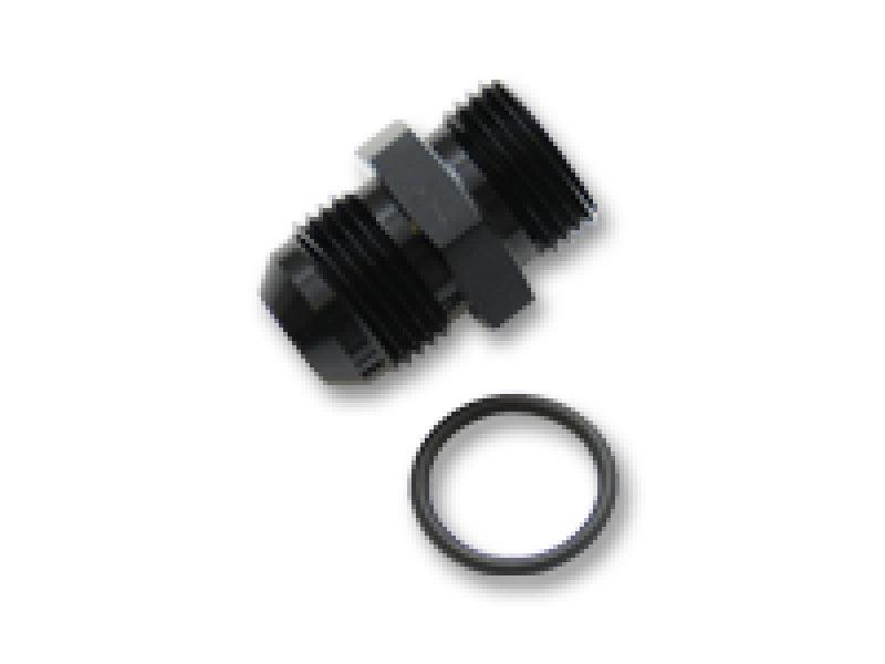 Vibrant 16817 ale Flare to -3 ORB Male Straight Adapter w/O-Ring - Anodized Bla