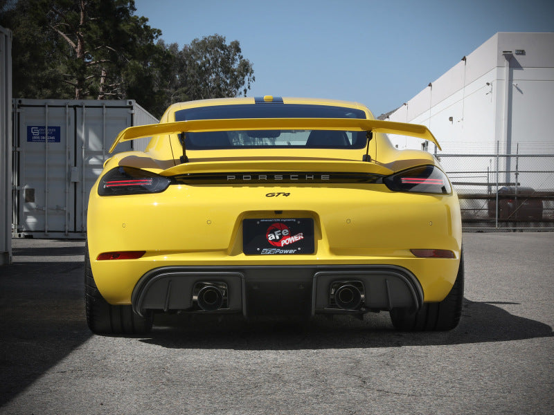 AFE 49-36443-B rce XP 2.25in-2.5in 304SS Exhaust Cat-Back fits Porsche 20-22 Ca