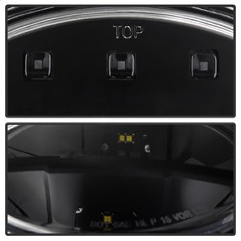 Spyder 5080950 fits Jeep 07-15 Wrangler Crystal Headlights Black Clear