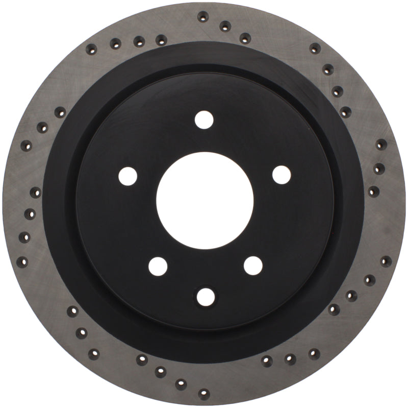 Stoptech 128.42088R 08-09 fits Infiniti EX35 / 05-08 G35 / 09 G37 / 06-09 M35/M45 Drilled Right Rear Rotor