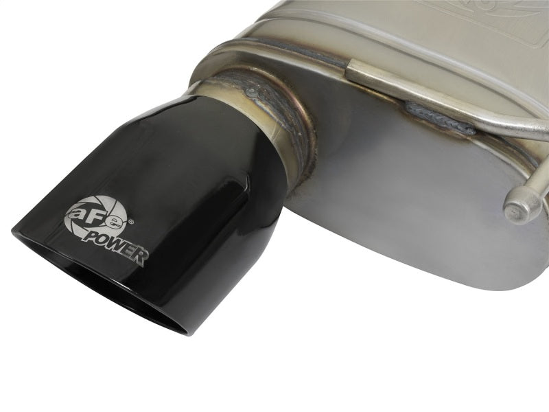 AFE 49-43085-B rce XP 2.5in 409 Stainless Axle Back Exhaust w/ Black Tips 15-17