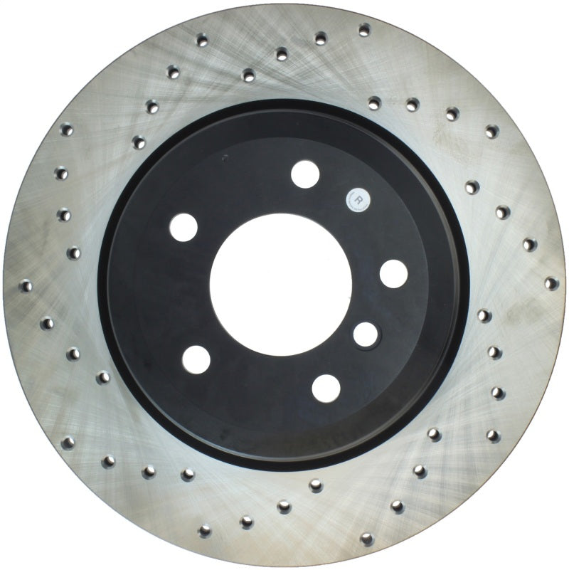 Stoptech 128.34109R Sport Cross Drilled Brake Rotor - Front Left