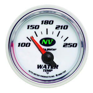 AutoMeter 7337 AutoMeter Gauge Water Temp 2-1/16in. 100-250 Deg. F Electric NV