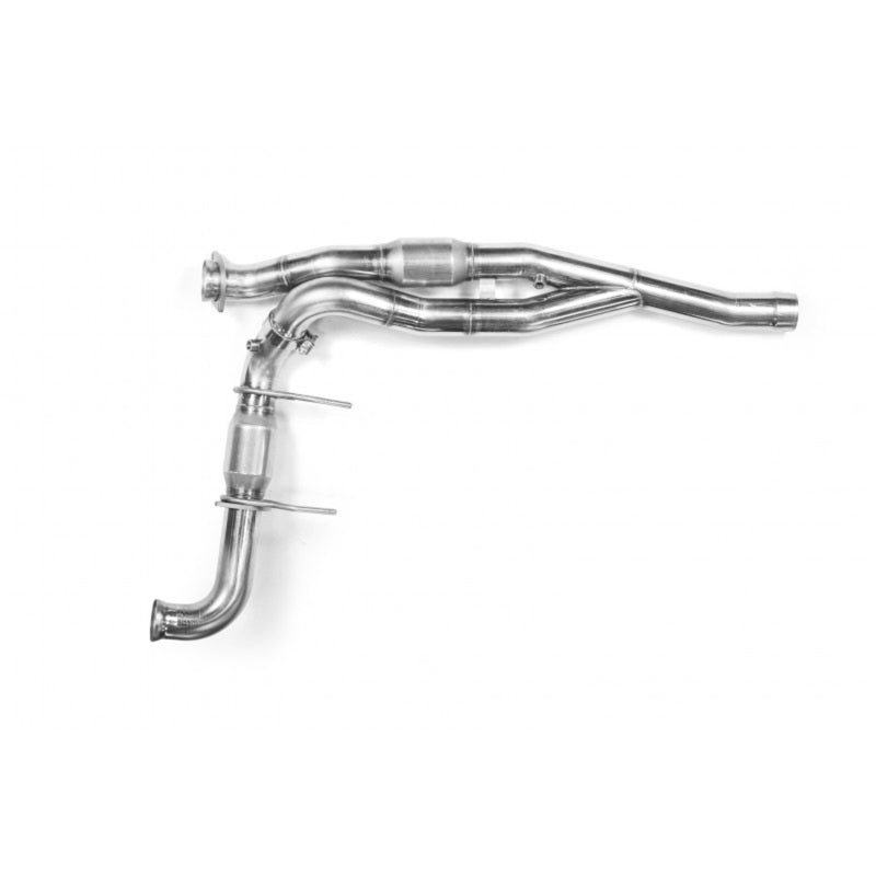 Kooks 13523300 10-14 fits Ford Raptor SVT 6.2L 4V ALL 3in SS OEM Exhaust GREEN Cat Y Pipe