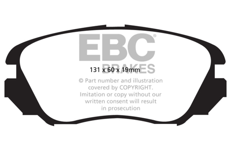 EBC DP22013 10+ fits Buick Allure (Canada) 3.0 Greenstuff Front Brake Pads