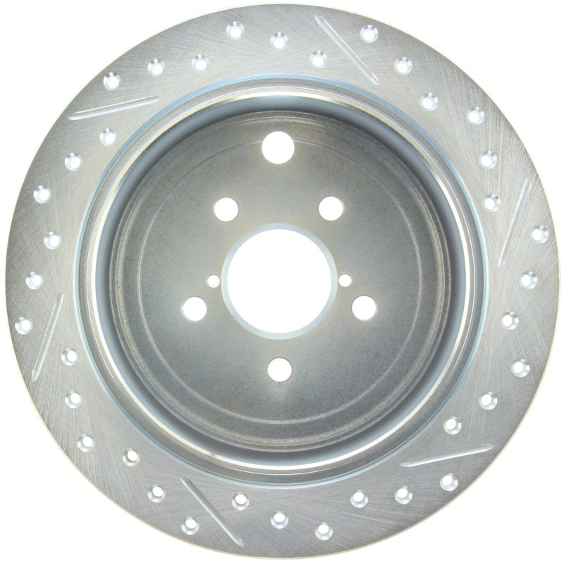 Stoptech 227.47029R Select Sport 09-13 fits Subaru Forester Slotted and Drilled Right Rear Rotor