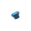 Russell 660270 Performance -6 AN Straight Thread Plug (Blue)