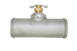 Moroso 63731 Radiator Hose Bleed/Drain - 3/8in Petcock - 1-1/2in to 1-1/2in Hose
