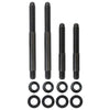 Moroso 2PC 5/16in-24 x 2.5in & 2 PC 5/16in-24 X 3.5in Long 12-Point Nuts Carb Stud Kit w/Bracket