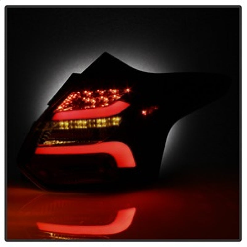 Spyder 5085146 fits Ford 12-14 Focus 5DR LED Tail Lights - Black Smoke (ALT-YD-