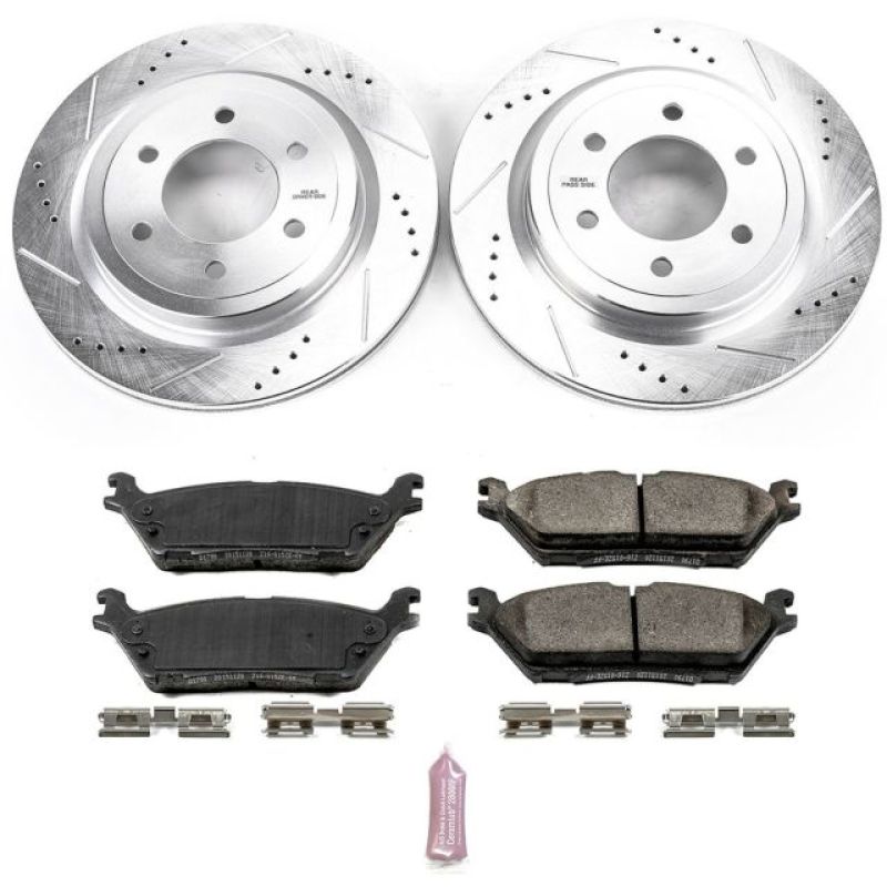 PowerStop K8030 2018 fits Ford Expedition Rear Z23 Evolution Sport Brake Kit
