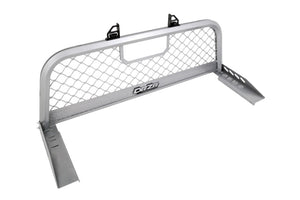 Dee Zee DZ95050R Deezee Universal Aluminum Front Truck Cargo Management Cab Rack Silver Mesh