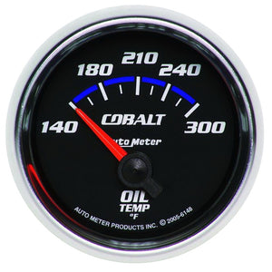 AutoMeter 6148 Autometer Cobalt 2 1/6in 140-300 Degree F Oil Temprature Gauge
